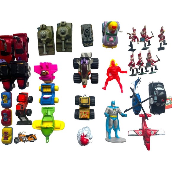 39 Vintage Toy Lot Tonka McDonalds Matchbox Stomper Hot Wheels Marvel 1980-2001 - Picture 3 of 16